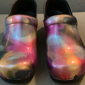 Dansko Professional Spray Paint Patent Clogs